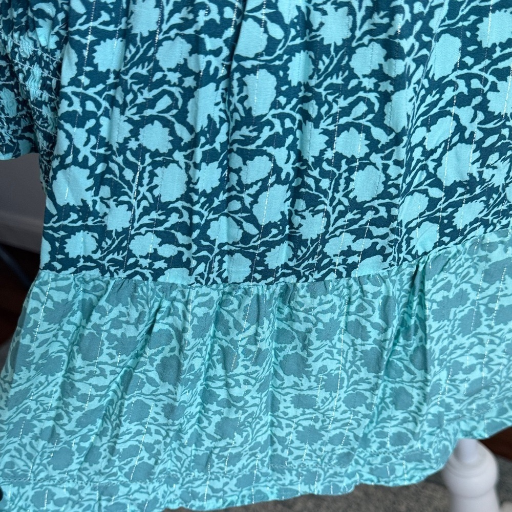 Vineyard Vines Teal Long Sleeve Dress - Picture 6 of 12